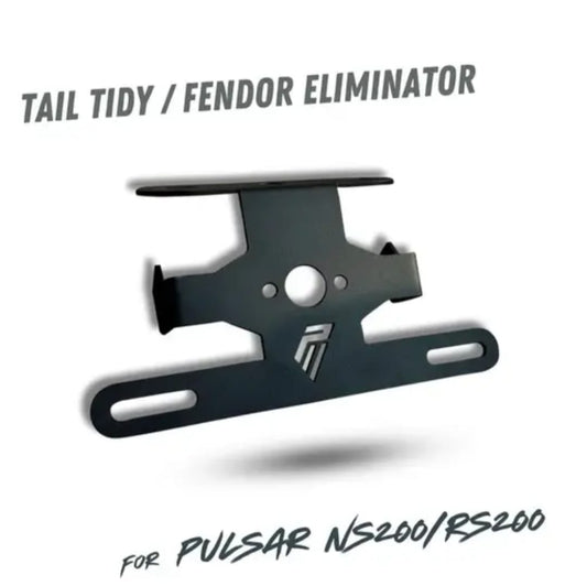Premium Tail Tidy/Fender Eliminator Compatible for Both NS200/RS200 Bike Tail Tidy Mild Steel Strong Built