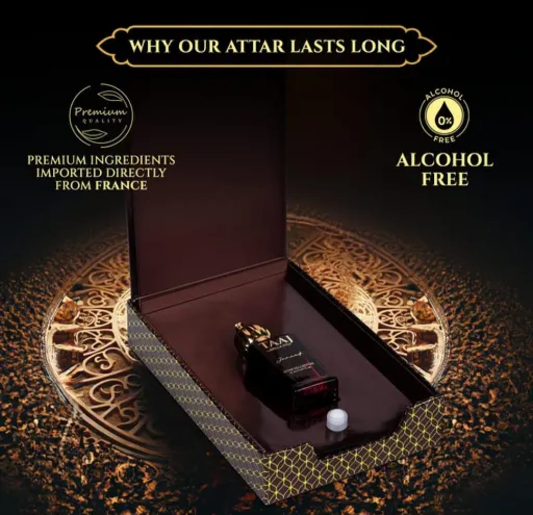 Bella Vita Gold Oud Attar 12 ml + Jannat Attar 12 ml (Pack of 2 Items)