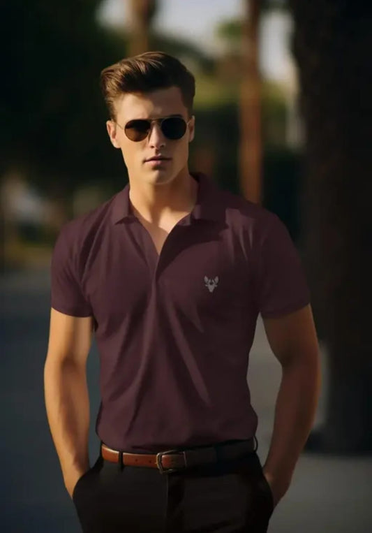 Men's Classic Polo Neck T-Shirt | Stylish & Comfortable Casual Wear