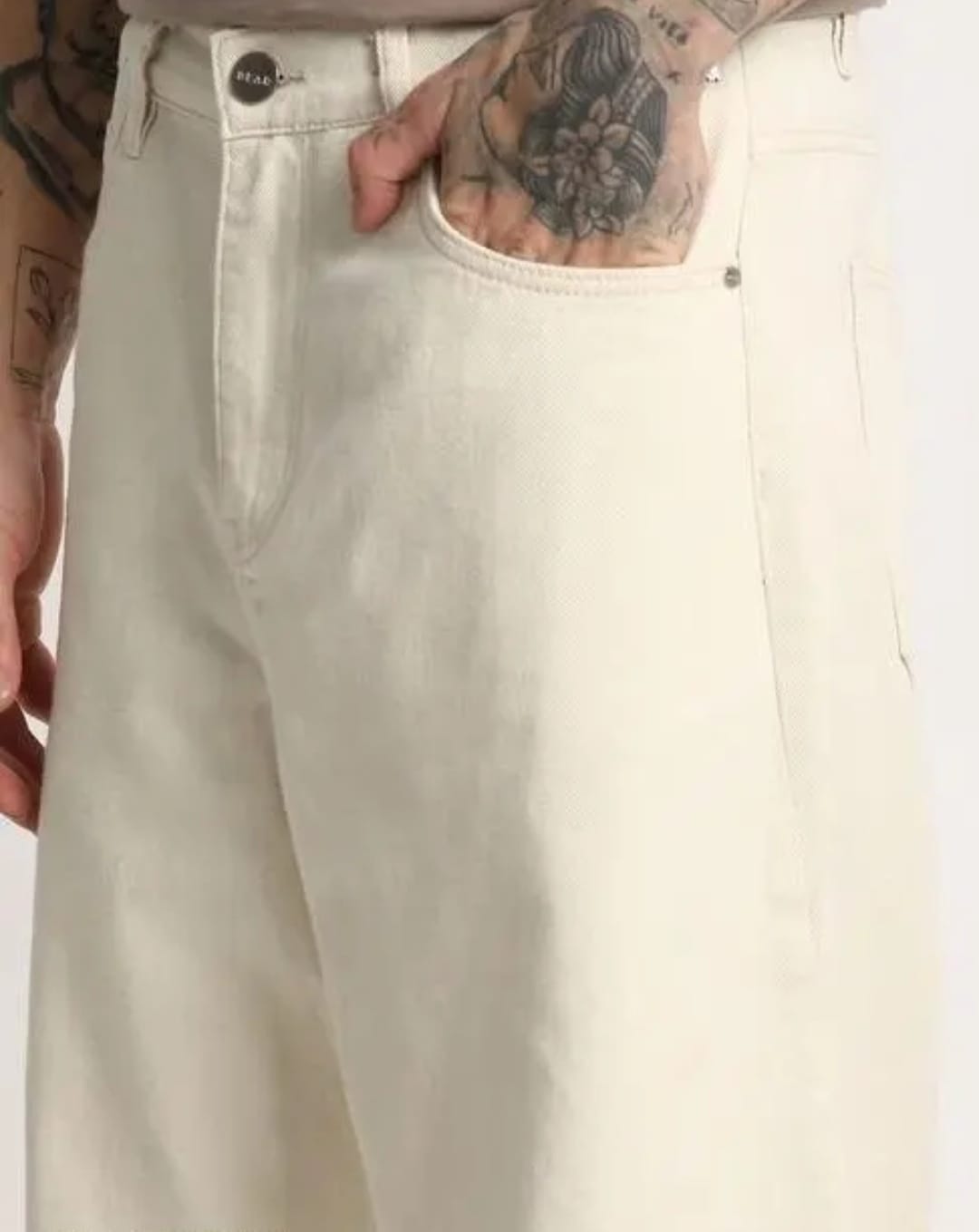 Mens Wide Leg Jeans Stylish