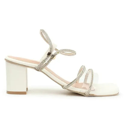 White TP Women Heels