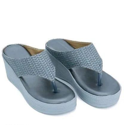 Synthetic Heel Sandals