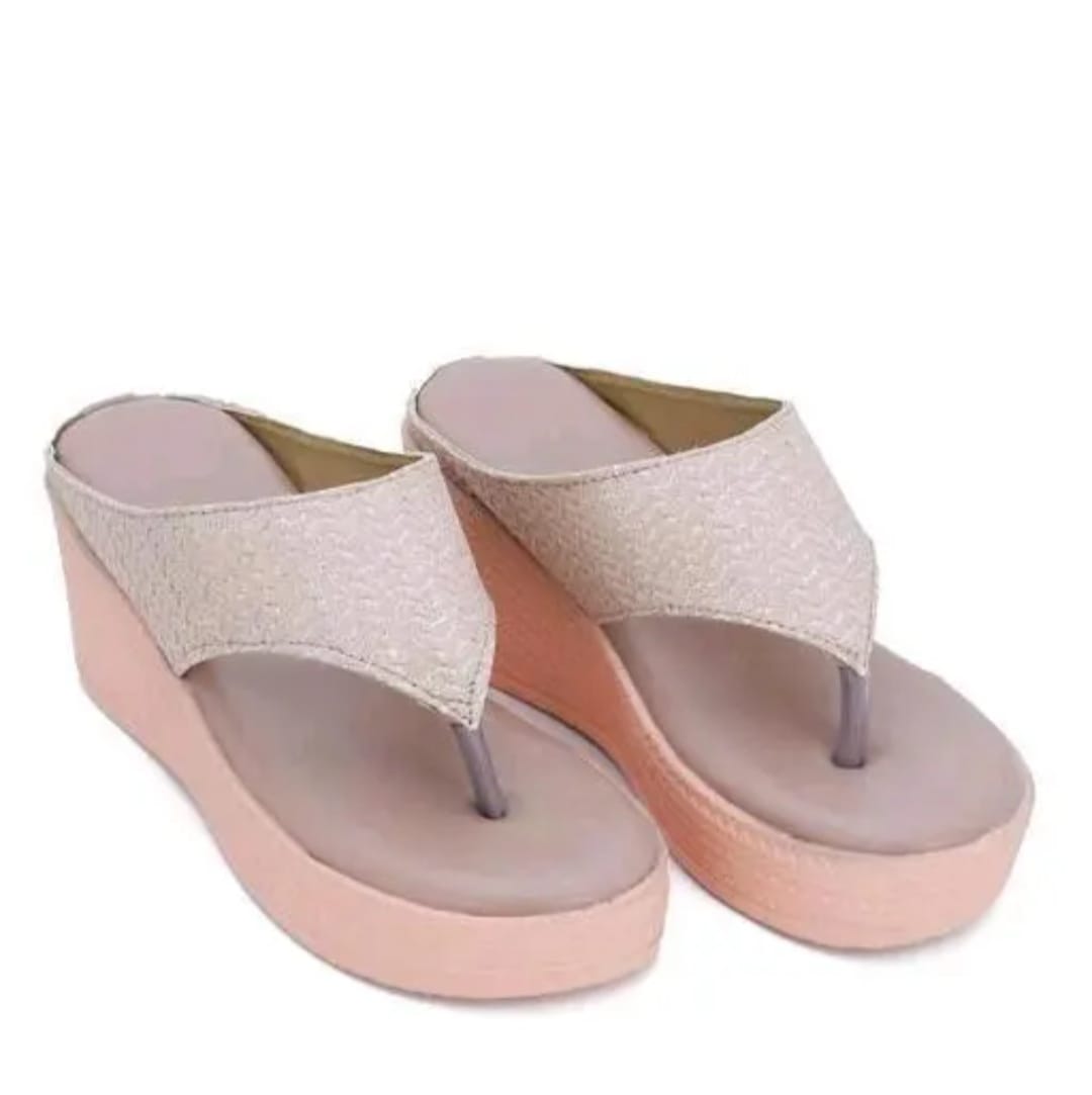 Synthetic Heel Sandals