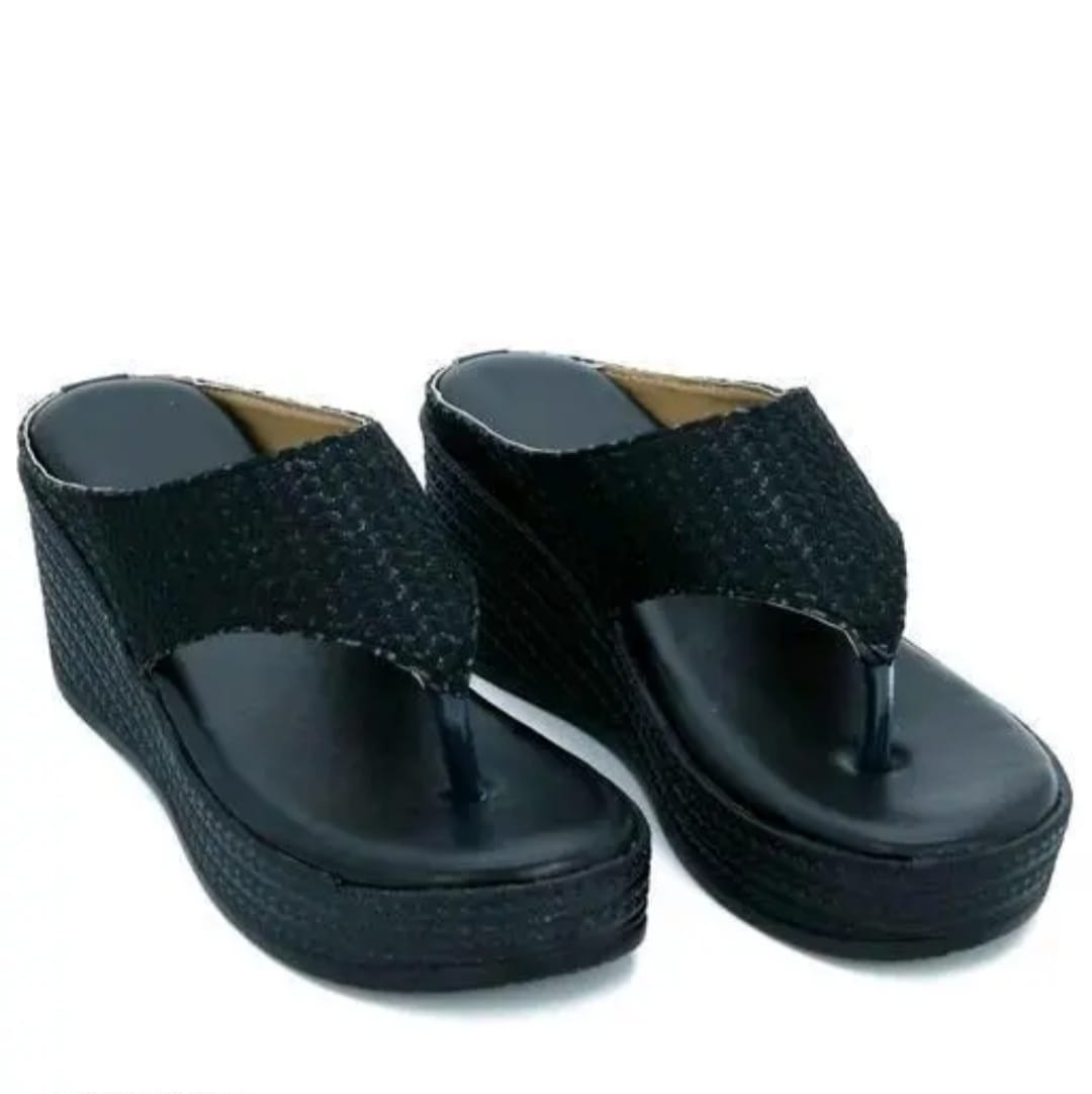 Synthetic Heel Sandals