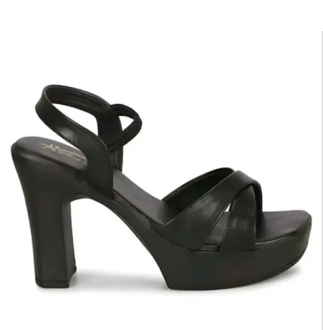 Leather Heel Sandals