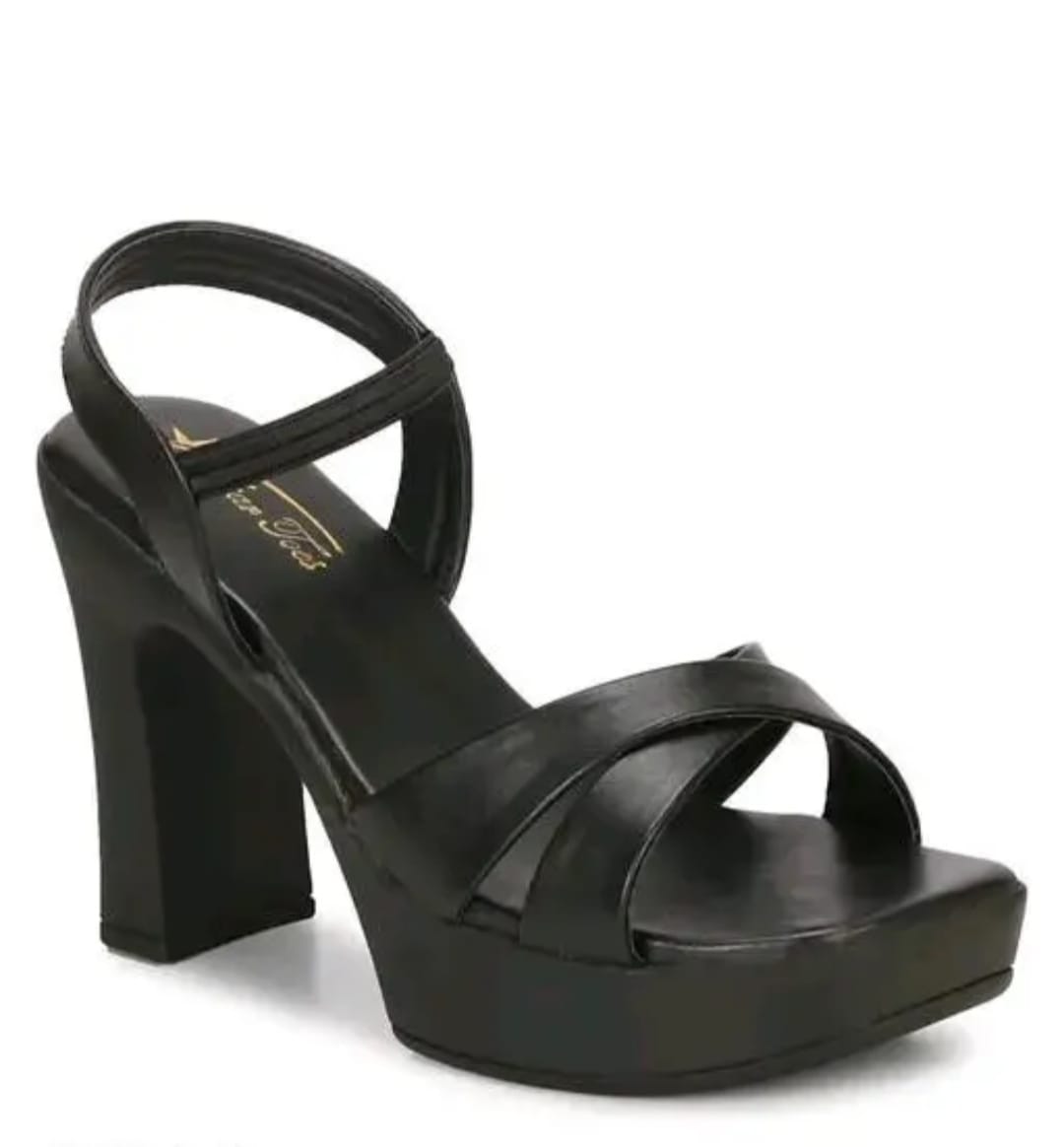 Leather Heel Sandals