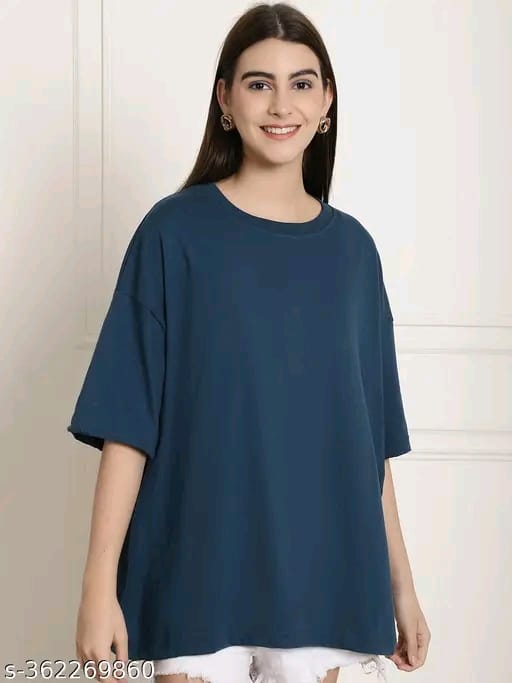 Fabflee Women's Printed Green Tshirts