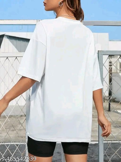 Beige oversize tshirt Baggy Black white casual stylish latest Lavender women tshirt girl under 399 299 199 maroon Peach blue pink brown