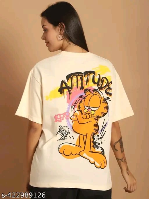 Graphic Printed Loose Casual Wear Oversize Tshirt