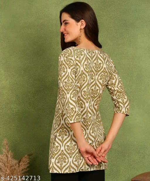 New Ethnic 4 You Straight Short Kurta for Girls and Women