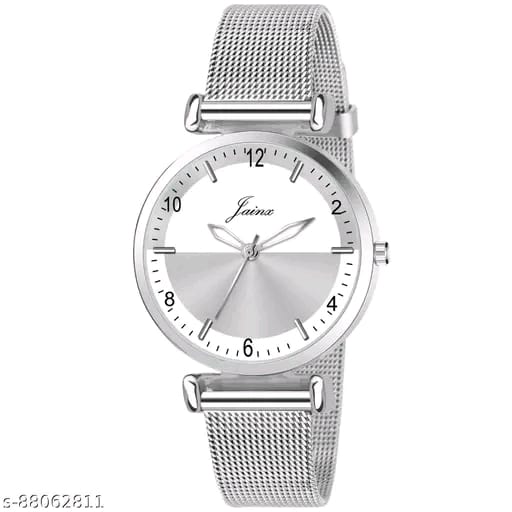 Jainx JW691 Blue Dial Mesh Band Analog Watch - For Women