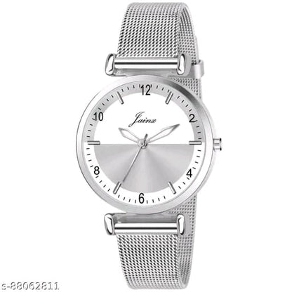 Jainx JW691 Blue Dial Mesh Band Analog Watch - For Women
