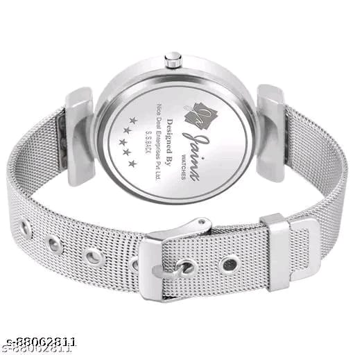 Jainx JW691 Blue Dial Mesh Band Analog Watch - For Women