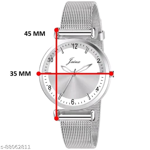 Jainx JW691 Blue Dial Mesh Band Analog Watch - For Women