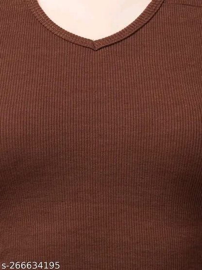 RAKUNO Ribbed halter top