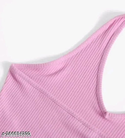 RAKUNO Ribbed halter top