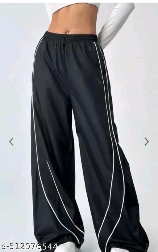 Women solid ns piaping stylish jogers pants