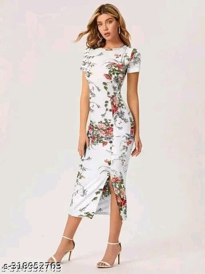 Norzy Paris - Party wear self Designer Women Dress