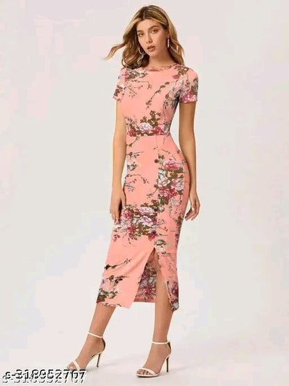 Norzy Paris - Party wear self Designer Women Dress