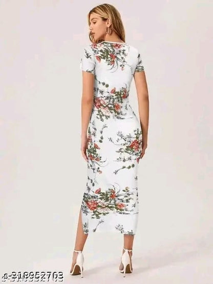 Norzy Paris - Party wear self Designer Women Dress