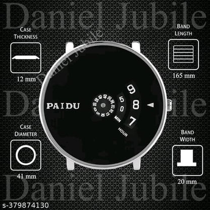 Daniel Jubile New Arrivals Black Stylish Men And Boys Analogue Luxury Watch For Men Watches